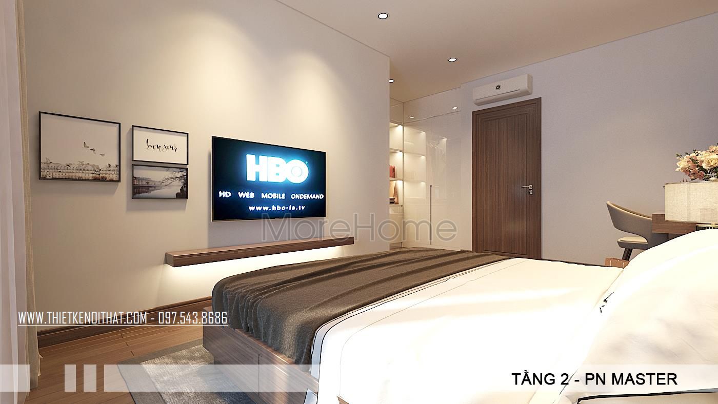 Thiết kế nội thất biệt thự hiện đại tại VinHome Thăng Long